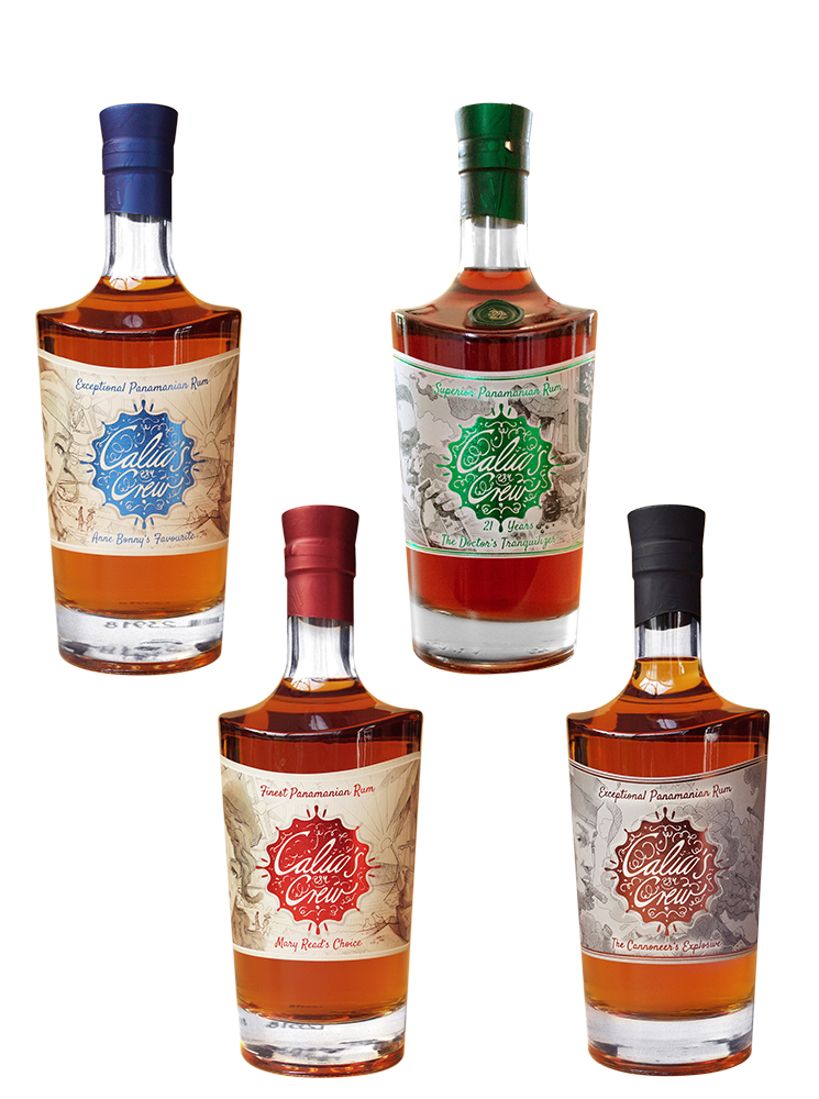 Calicos Crew - Das Vierer-Set Anne, Mary, Cannoneer und Doctor zum Spezialpreis, 4 x 700ml