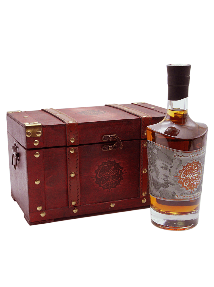Calicos Crew - The Cannoneers Explosive in der Holz-Schatztruhe, 48%, 700ml