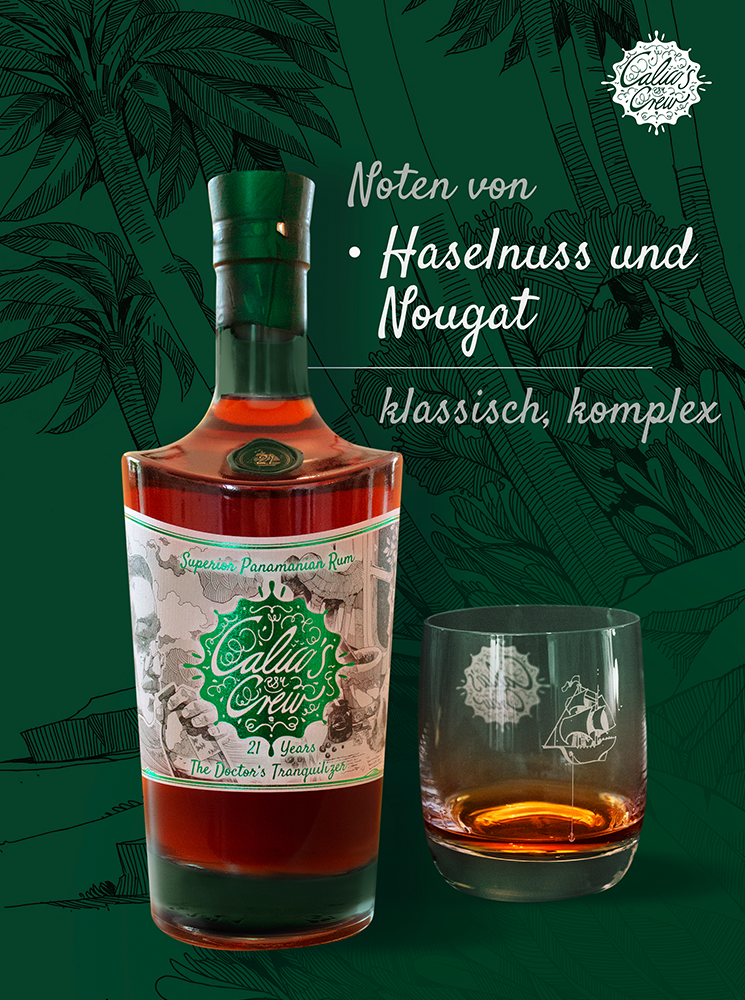 Calicos Crew - The Doctors Tranquilizer in der Holzschatztruhe, 21 Jahre, 700ml
