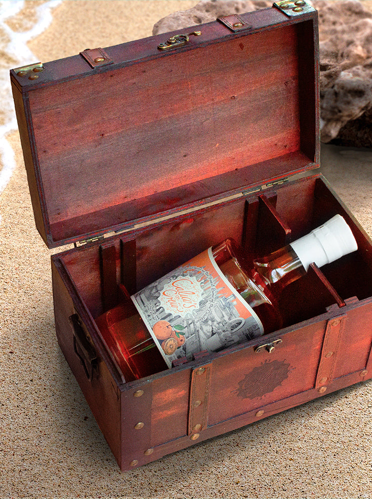 Calicos Crew - The Ship's Cook Secret Recipe Orange in der Holz-Schatztruhe, 39%, 700ml