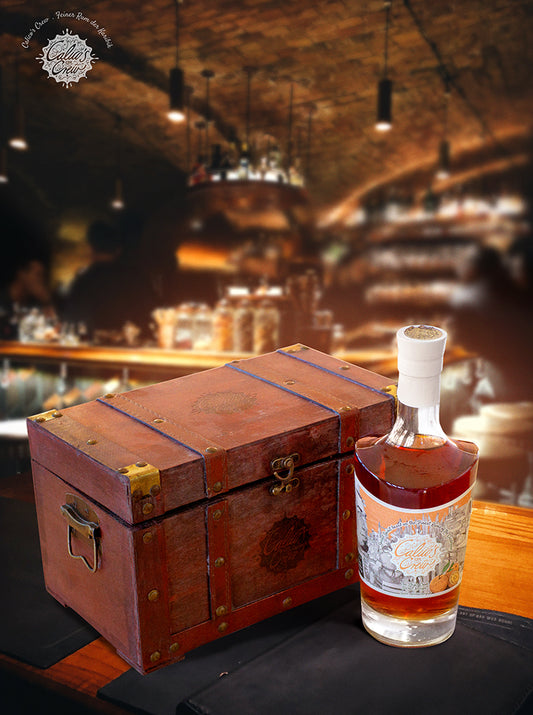 Calicos Crew - The Ship's Cook Secret Recipe Orange in der Holz-Schatztruhe, 39%, 700ml