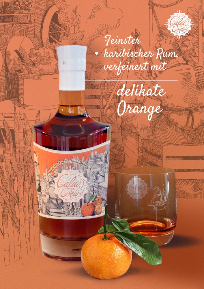Calicos Crew - The Ship's Cook Secret Recipe Orange, 39%, 700ml