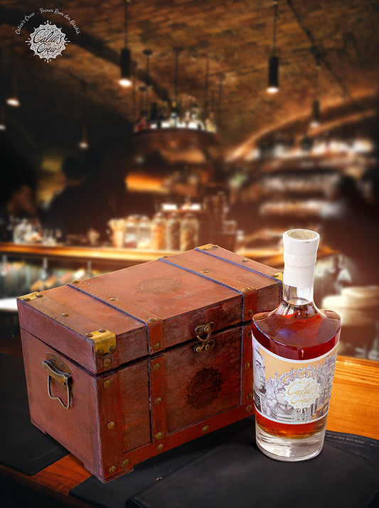 Calicos Crew - The Ship's Cook Secret Recipe Toffee in der Holz-Schatztruhe, 39%, 700ml